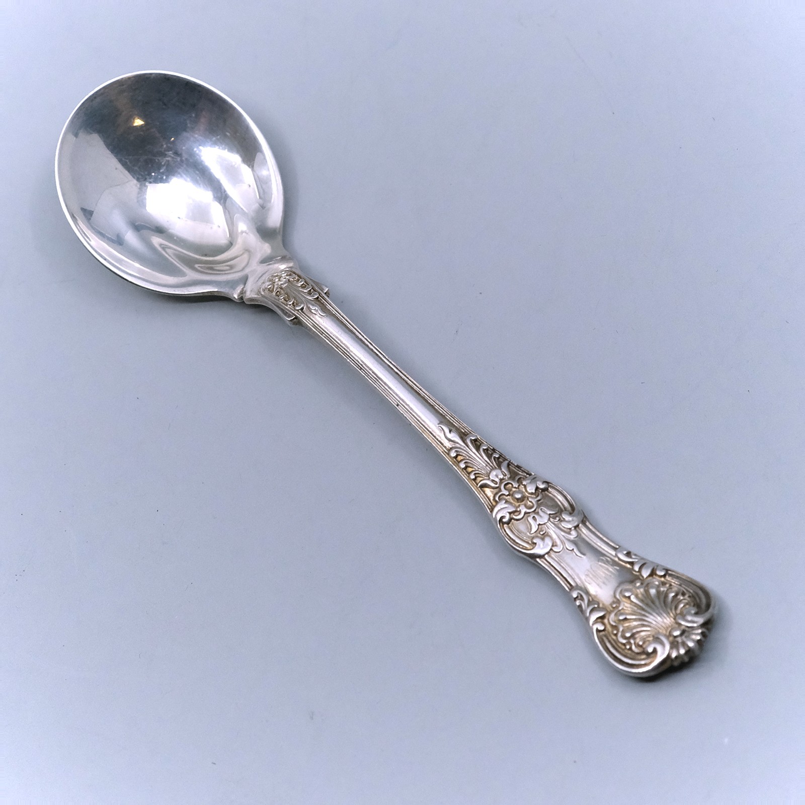 English King by Tiffany Sterling 5 3/8″ Ice Cream Sherbet Spoon(s) Mono “AMM”