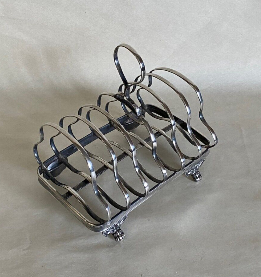 Best Antique Toast Rack Letter Holder 6 Slot Slice Mail Rack