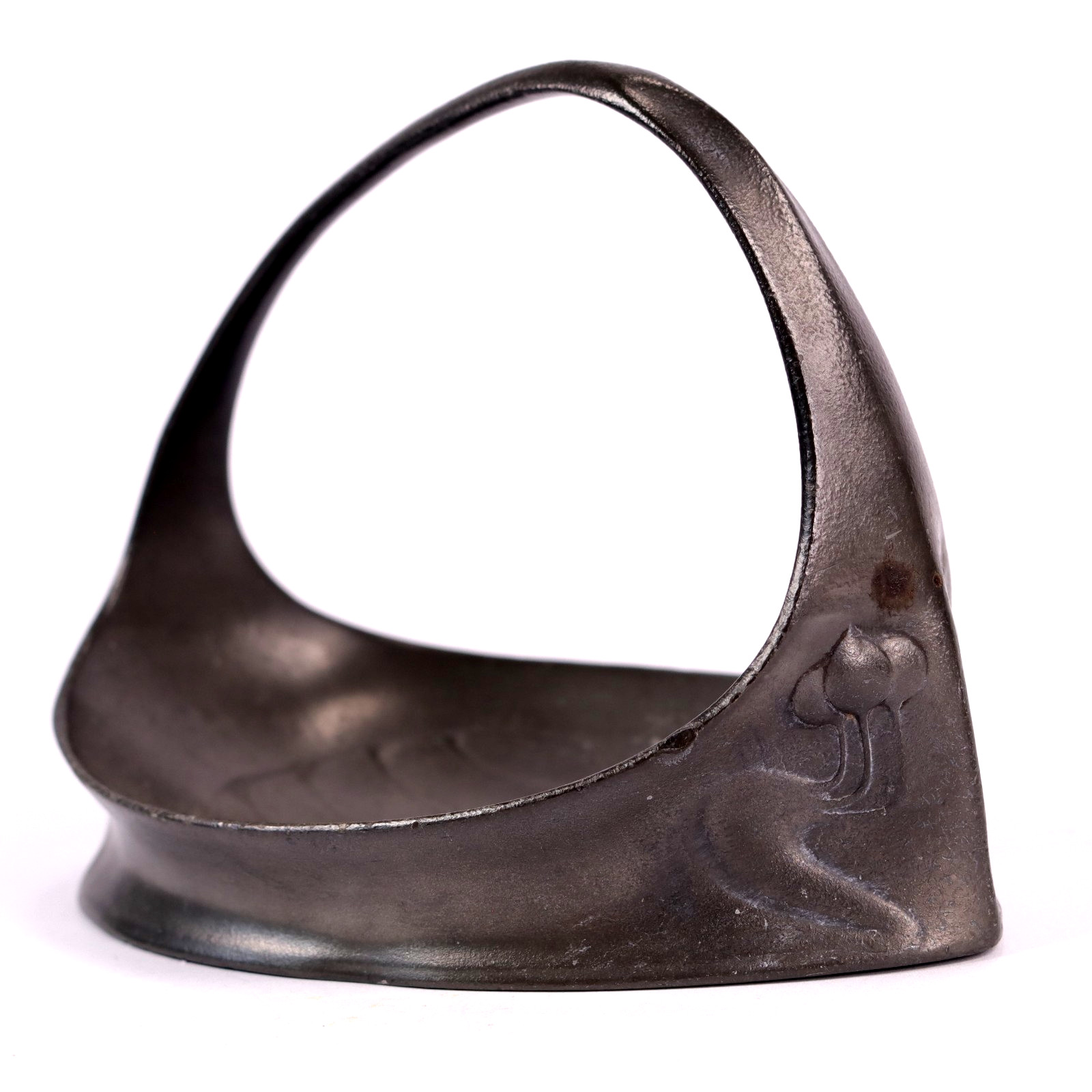 Arts Crafts Jugendstil Pewter Knox Style Kayserzinn Antique Bon Dish L14cm c1905