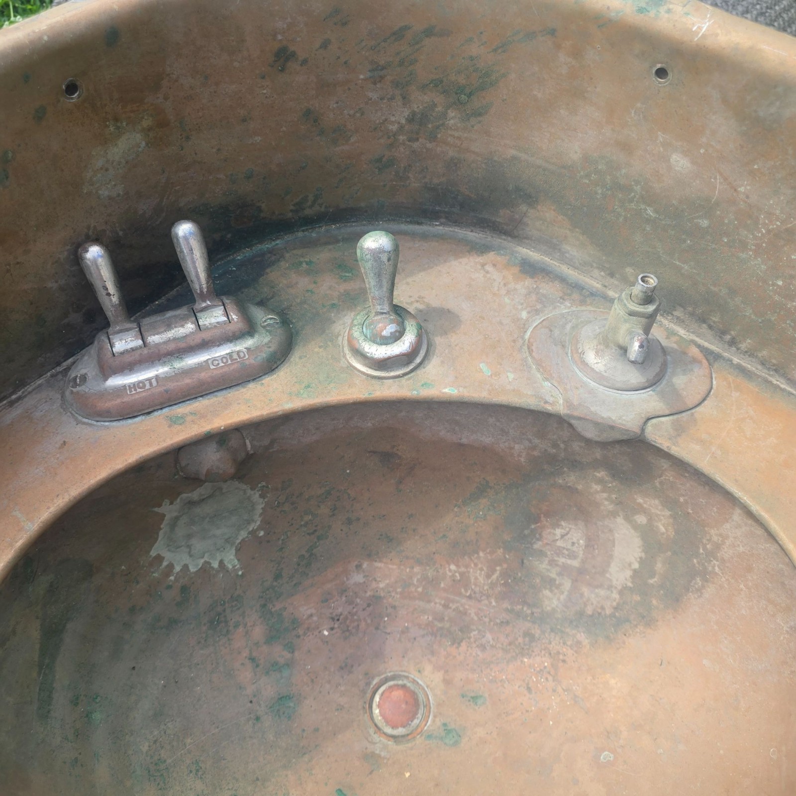 Antique Railroad Sink Passenger Car Pullman Restoration Project Brass Steampunk