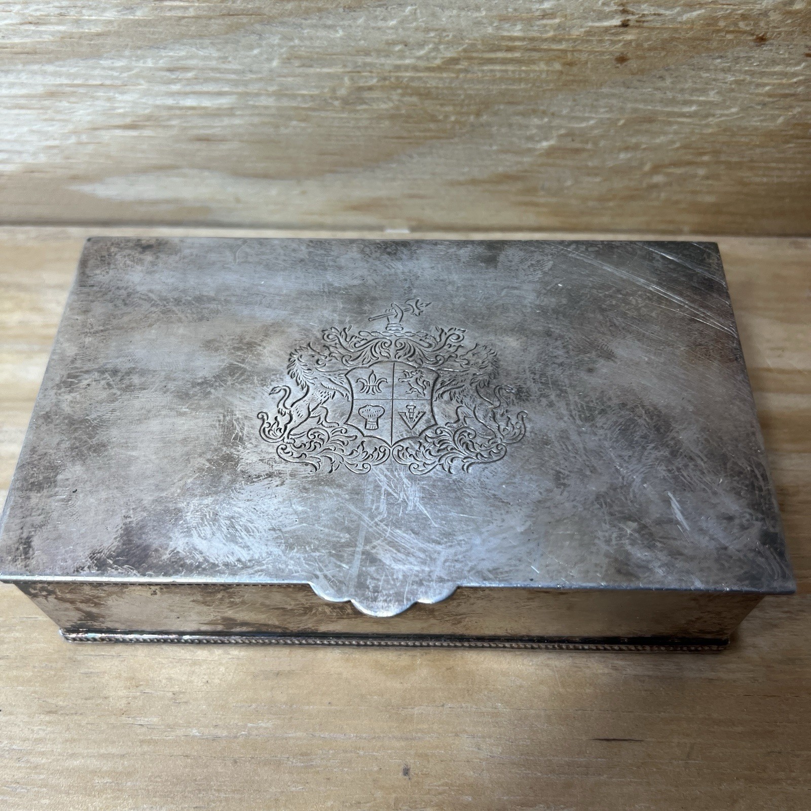 Antique E.G. Webster Silver Plate Cigarette Box – St. Paul Pioneer Press Award