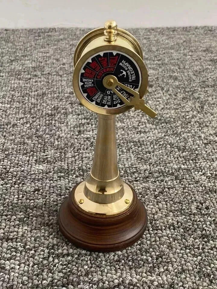 Beautiful Antique Brass Ship Engine Room Telegraph Marine Working Nautical 7″