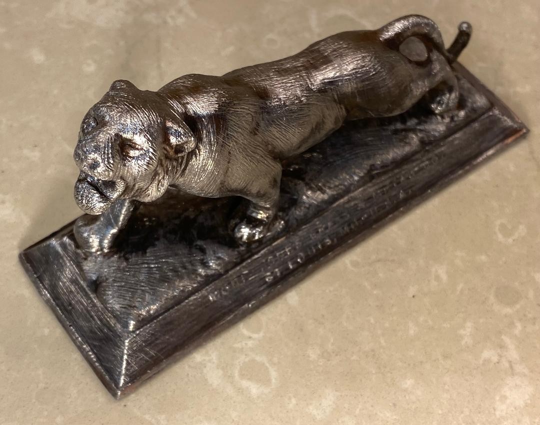 ANTIQUE TIGER BRONZE ADVER’T. CASTING MORE-JONES BRASS & METAL CO. ST. LOUIS, MO