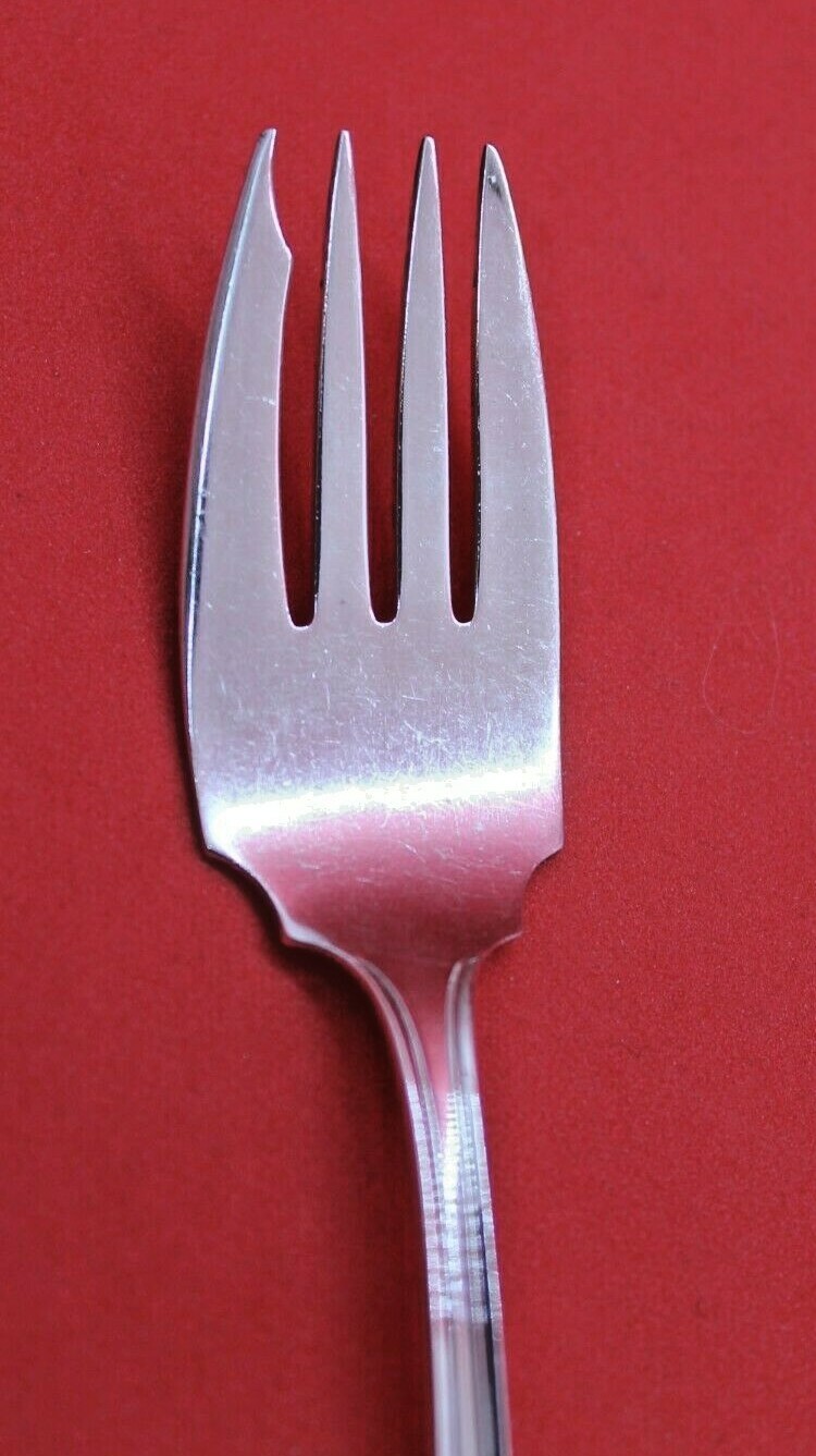 Durgin FAIRFAX (1910) 6 1/8″ Sterling Salad Fork ~31g Mono “B”