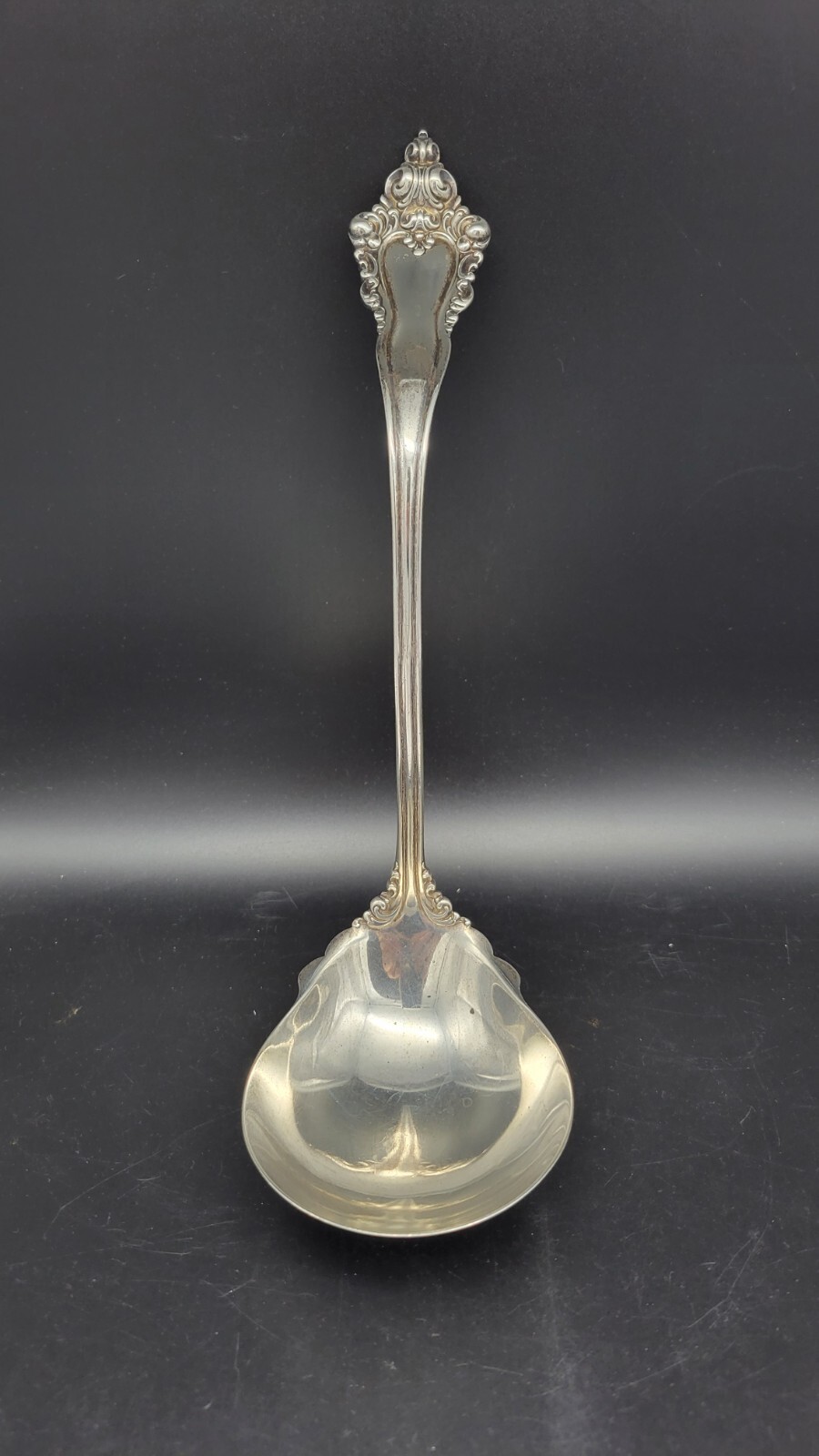 Antique 19th Cen. Reed & Barton Sterling Silver Large Ladle, 185 grams, 11 1/4″