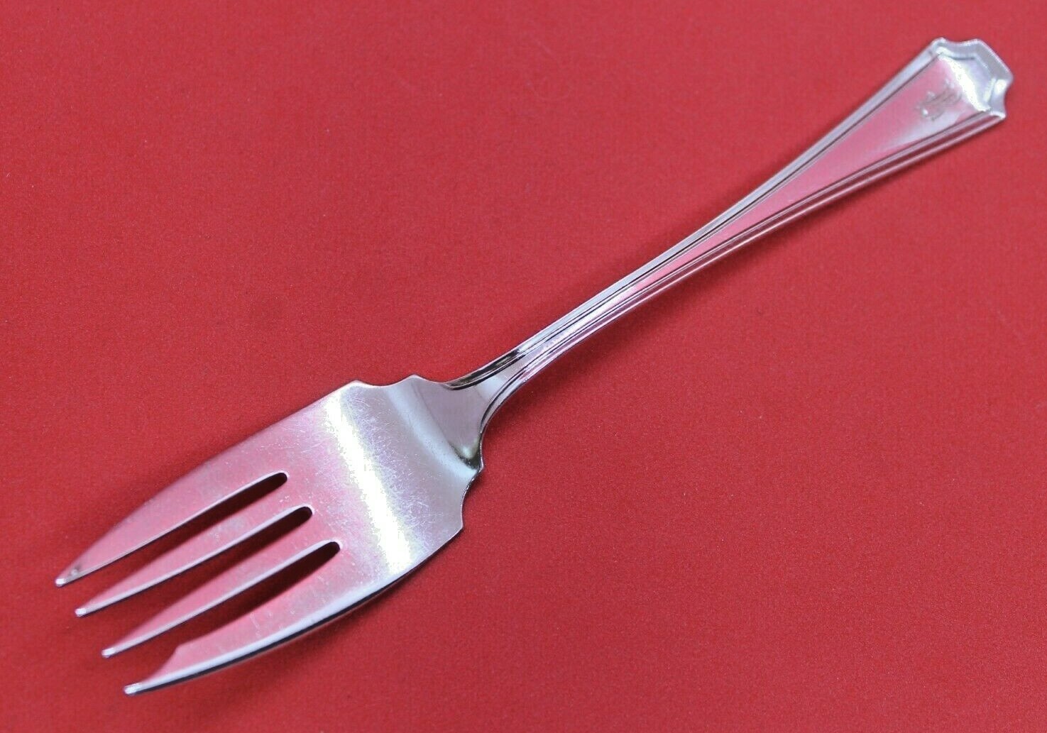 Durgin FAIRFAX (1910) 6 1/8″ Sterling Salad Fork ~31g Mono “B”