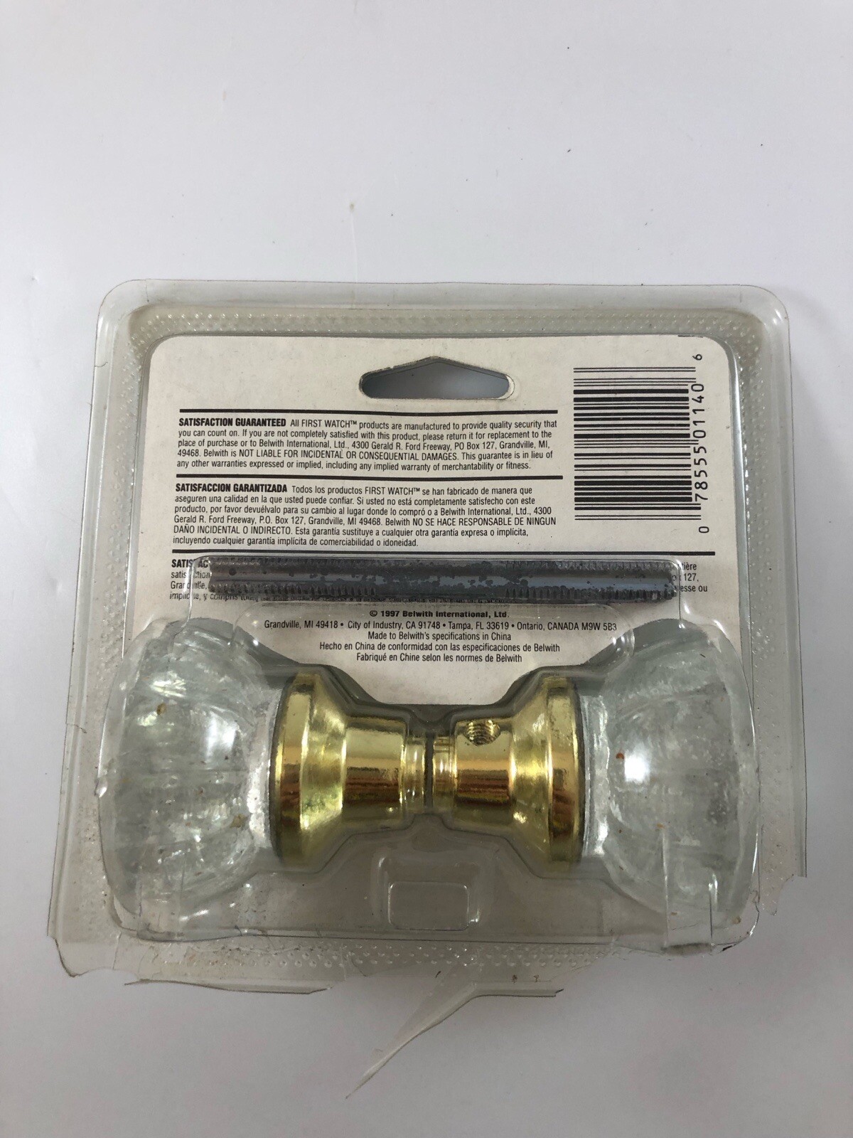 First Watch Glass Door Knobs- F6.4