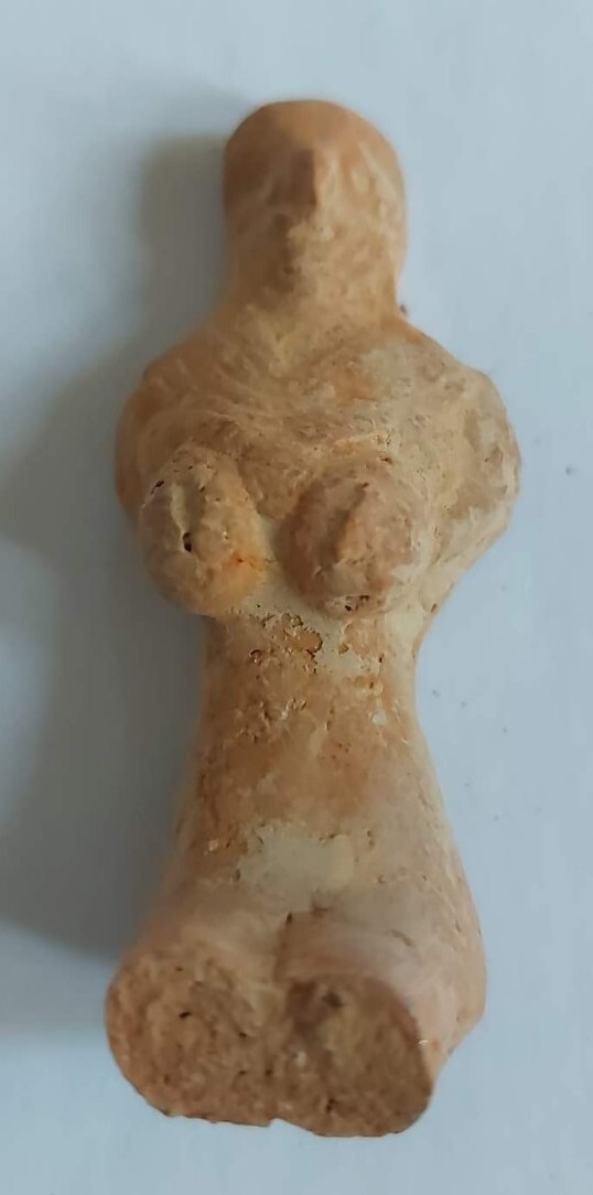 RARE ANCIENT INDUS VALLEY HARAPPAN TERRACOTTA FERTILITY FIGURINE 2000-1800 B.C.