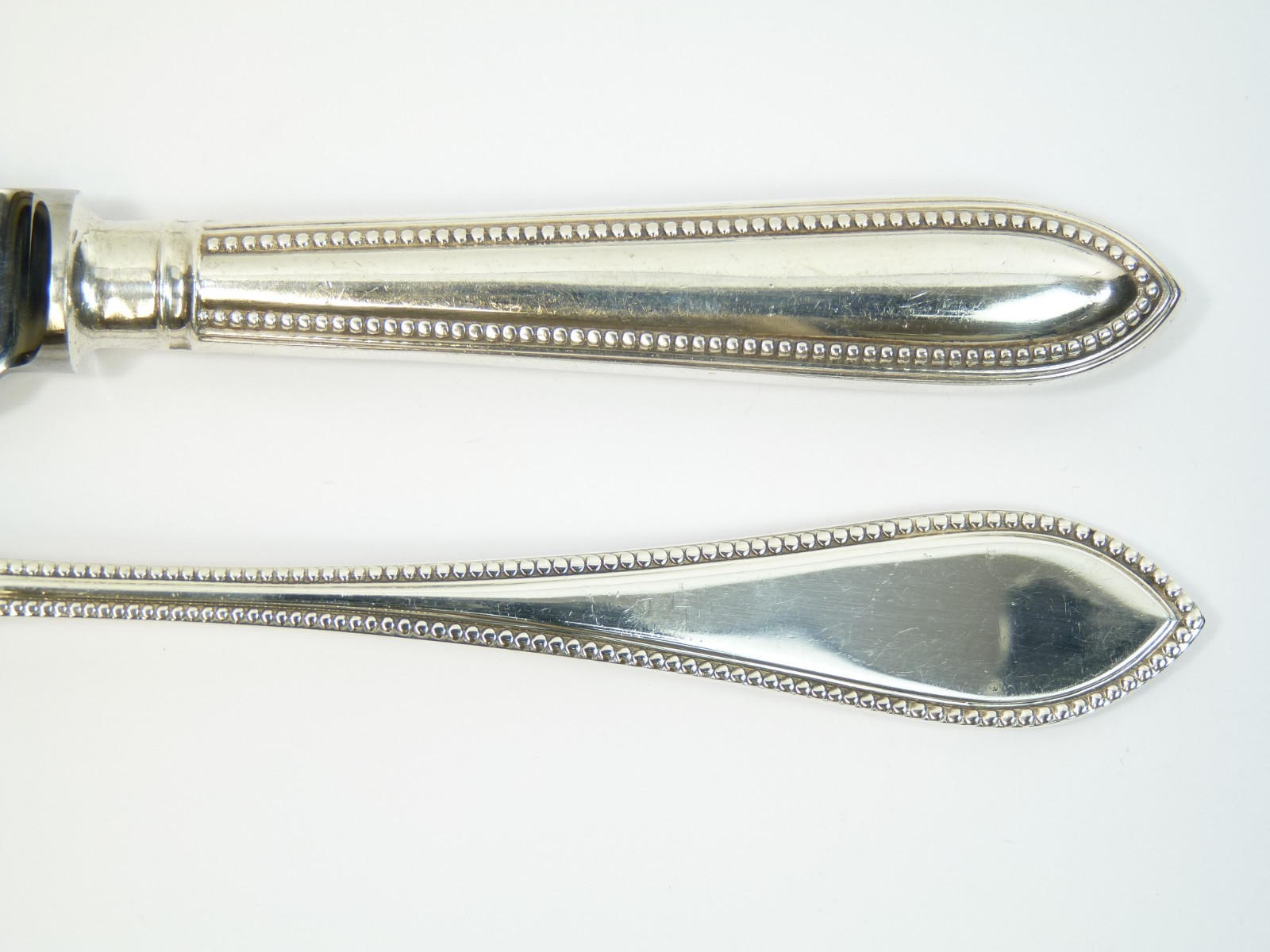 James DIXON Silver Plate – FINE BEAD – Table Knife / Knives – 9 3/4″