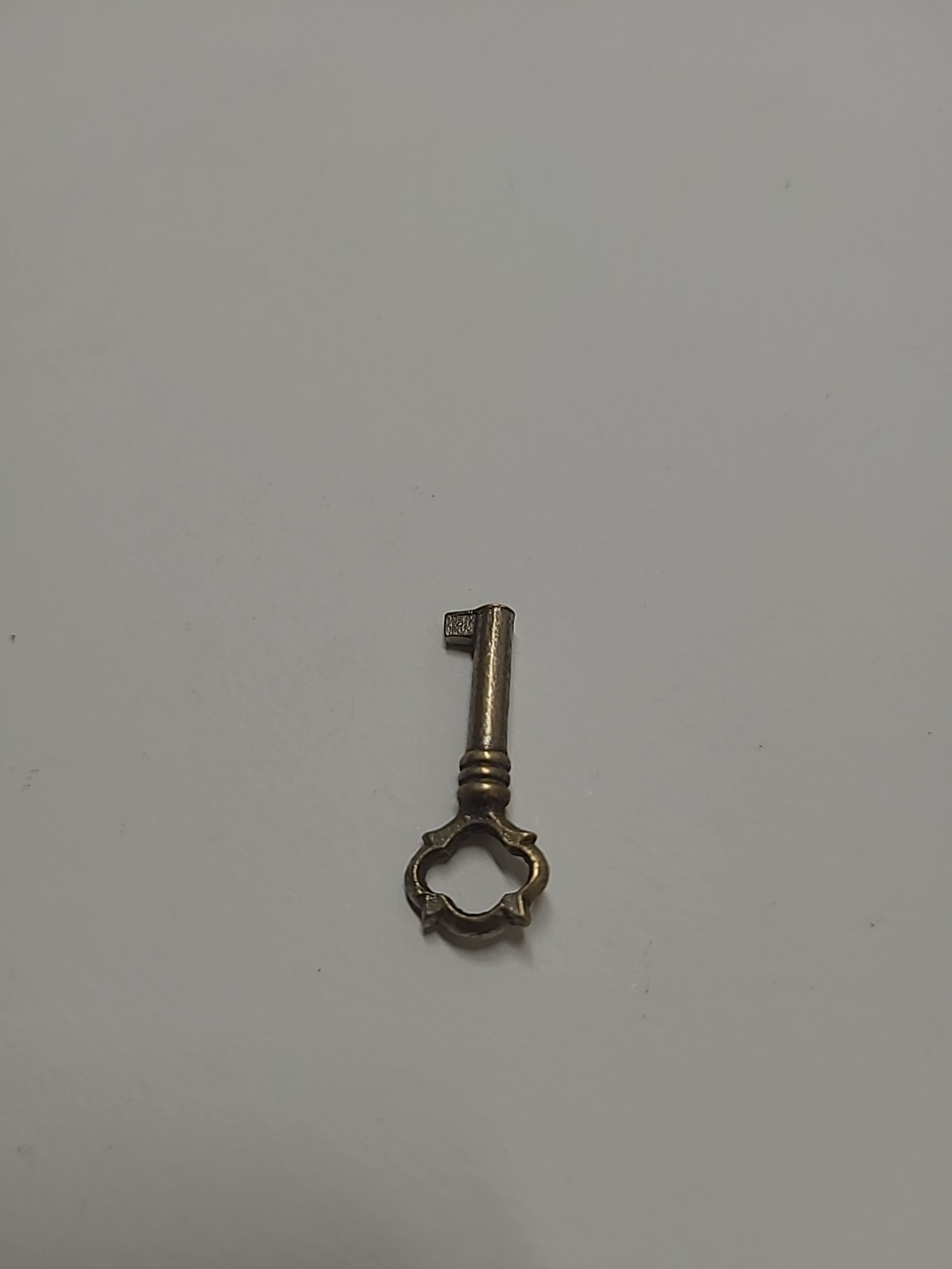Vintage Solid Brass Skeleton Key 2 3/4″