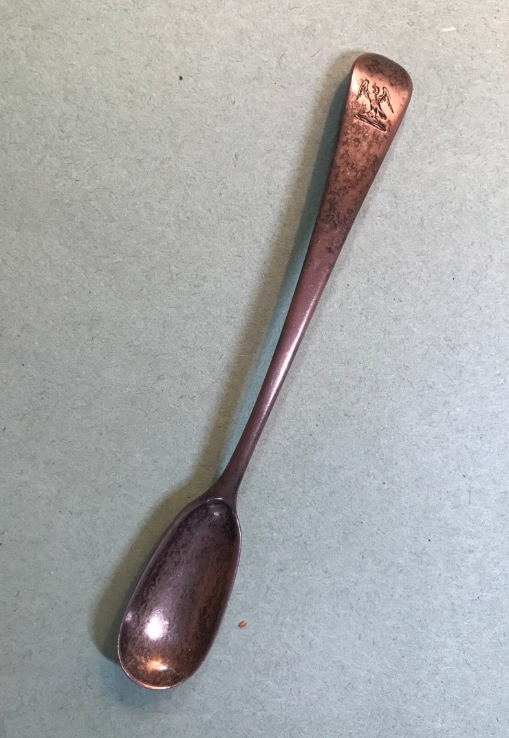 1799 English Sterling Silver Spoon with American Eagle?