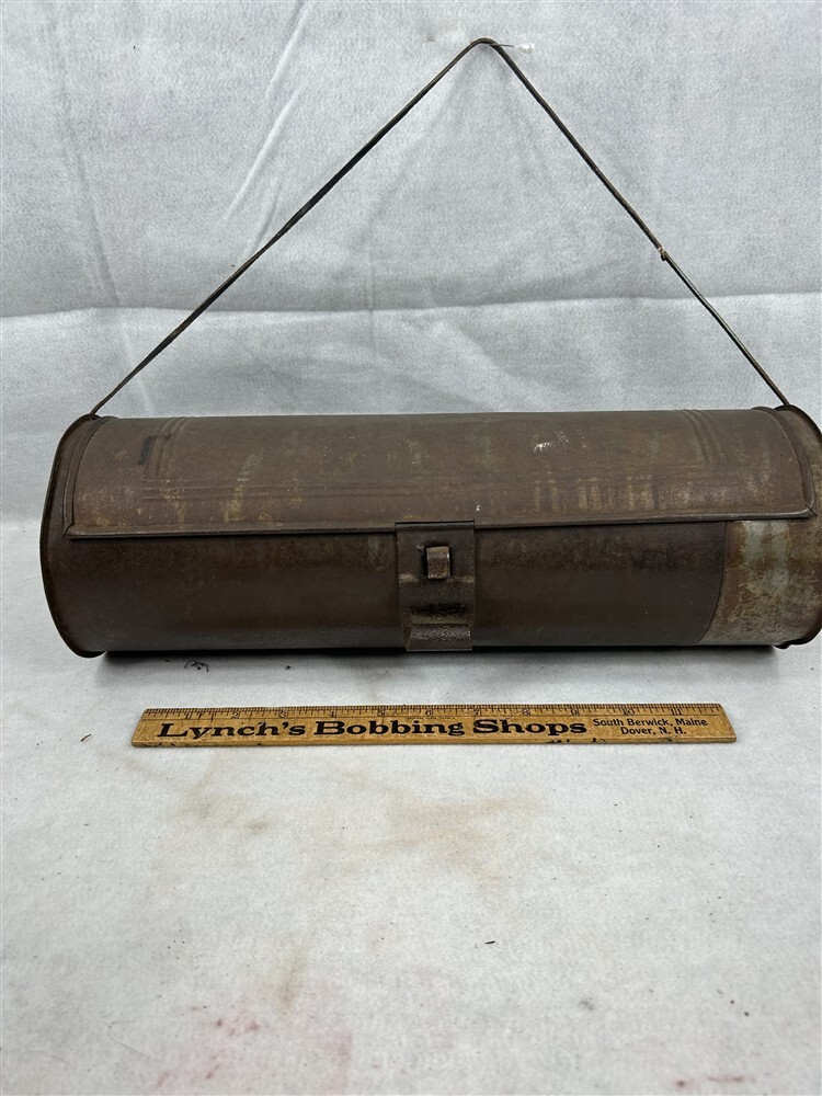 antique tin candle box 16x 5.5 early 18-19thc original