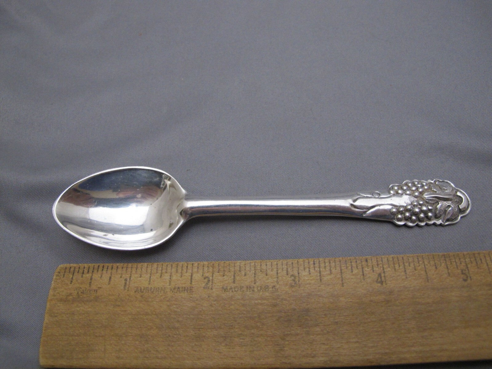 Fine Older SANBORNS Mexico Sterling GRAPE Pattern TEASPOON