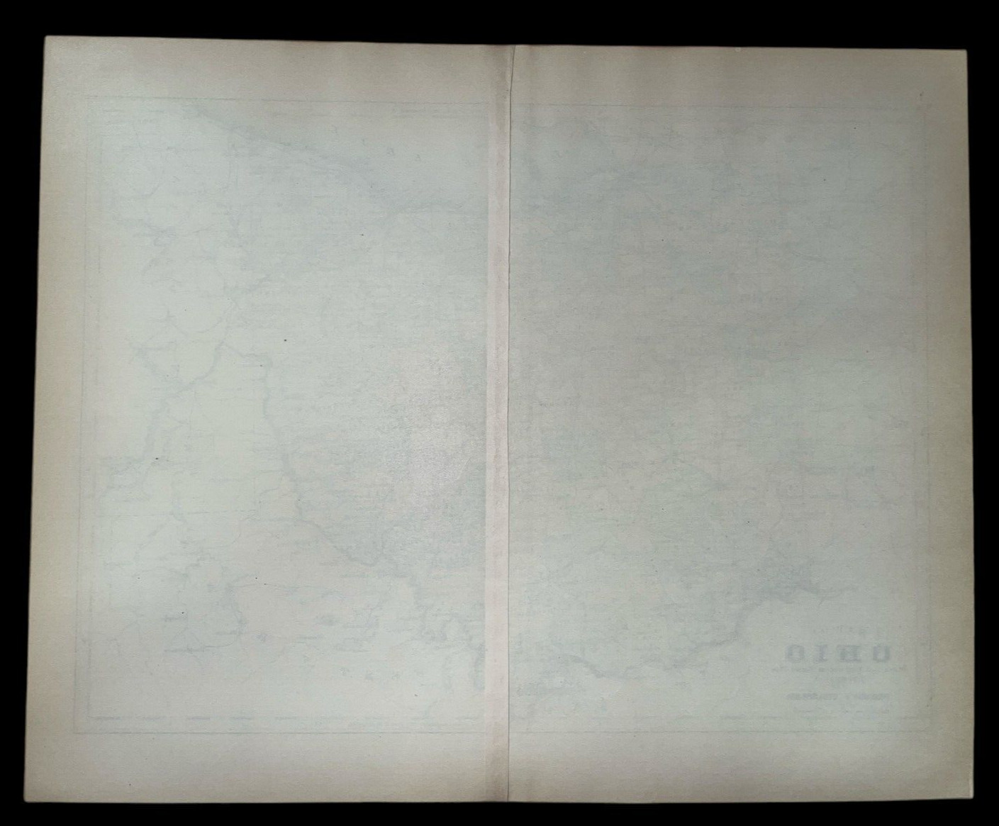 1896 RARE COLOR MAP *OHIO* UNITED STATES AMAZING COND! 14X11″ JD 92424