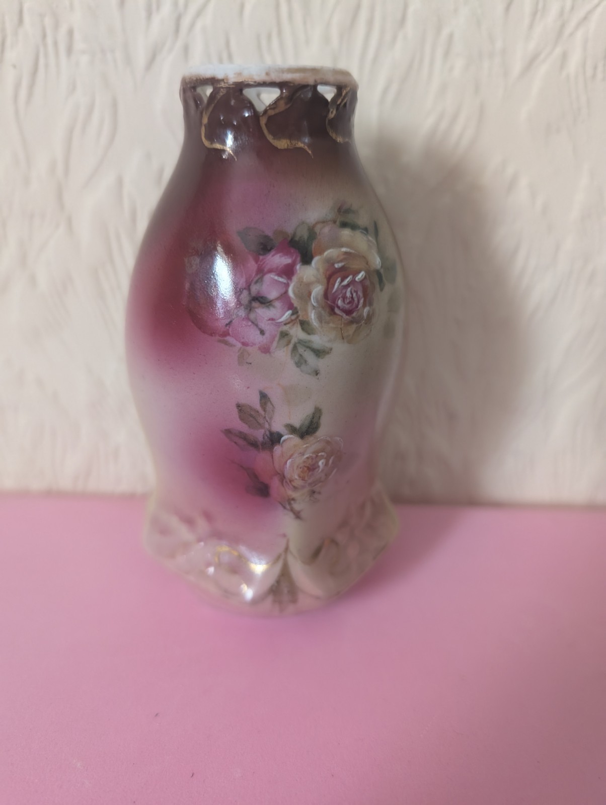 Rare Royal Bayreuth Small Vase 1900