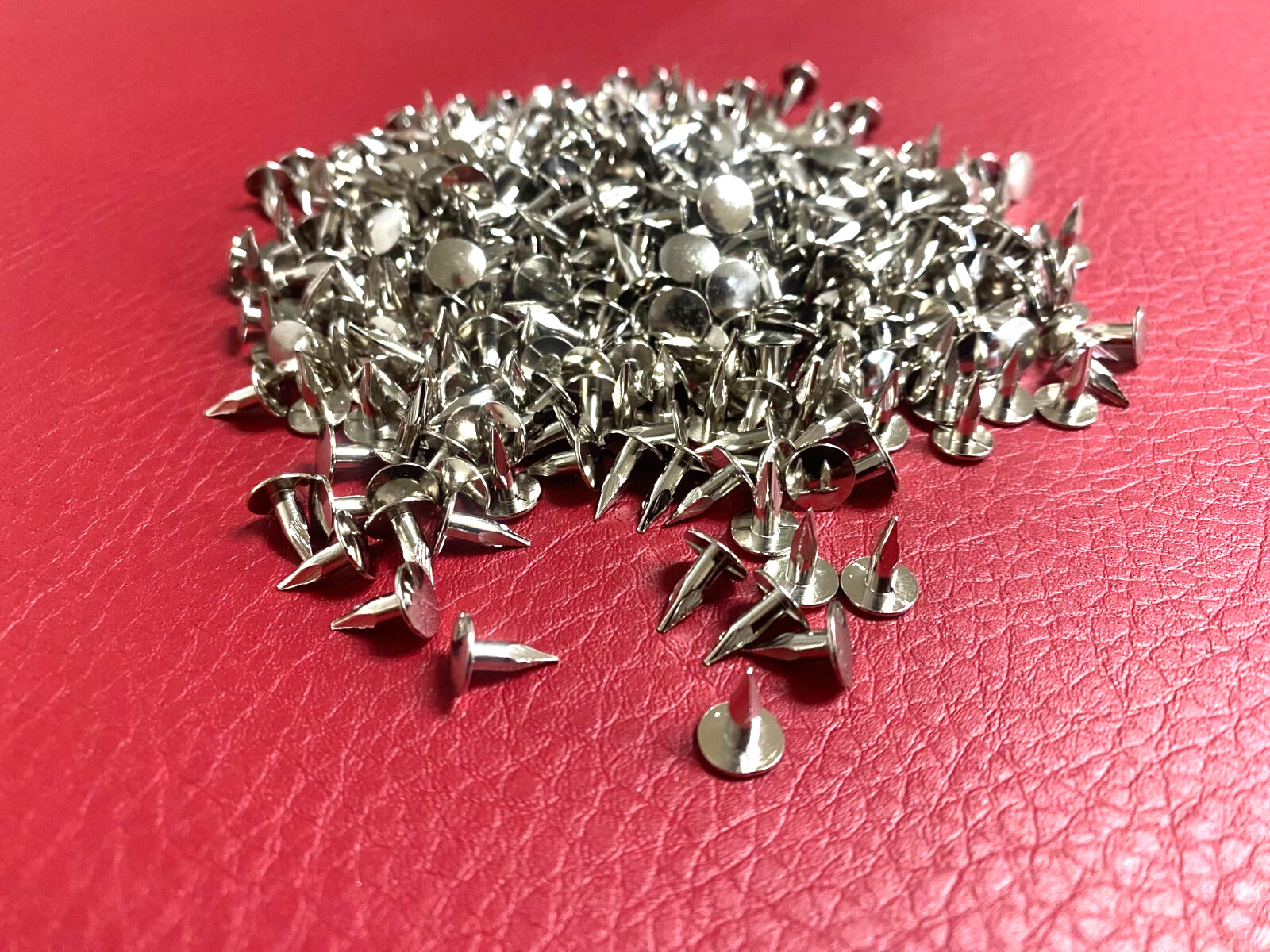 Tacks in Bright Nickel Plated For the traditional Trunk. Sold by the Pound-plus