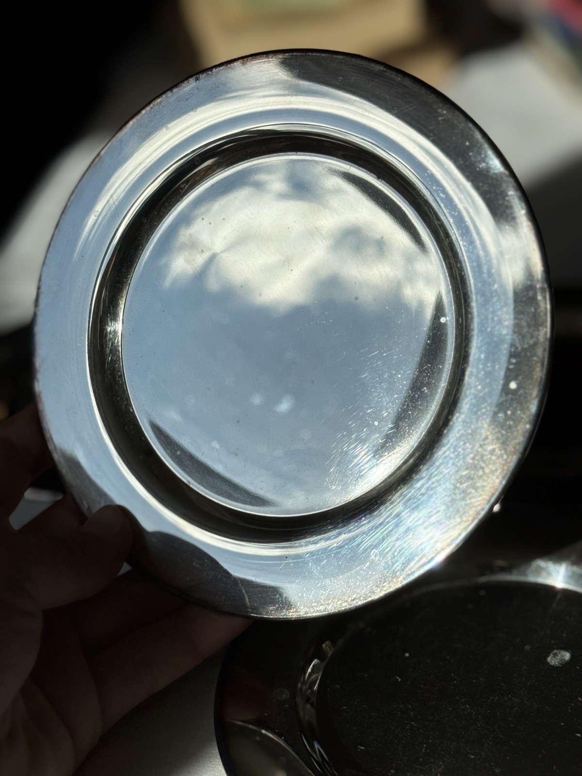 6 Small Silver WMA Roger’s Plates
