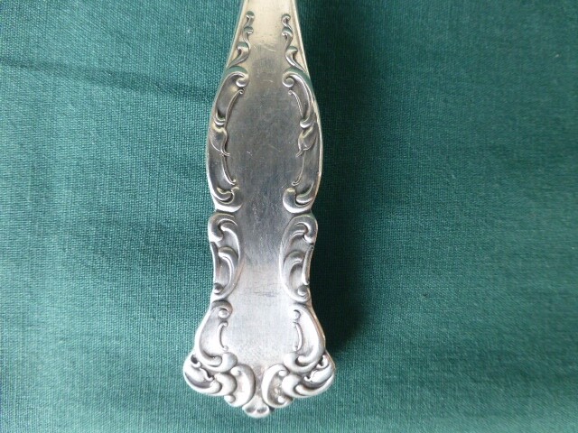 Vintage Wm Rogers & Son AA Silver Plate Serving Table Spoon