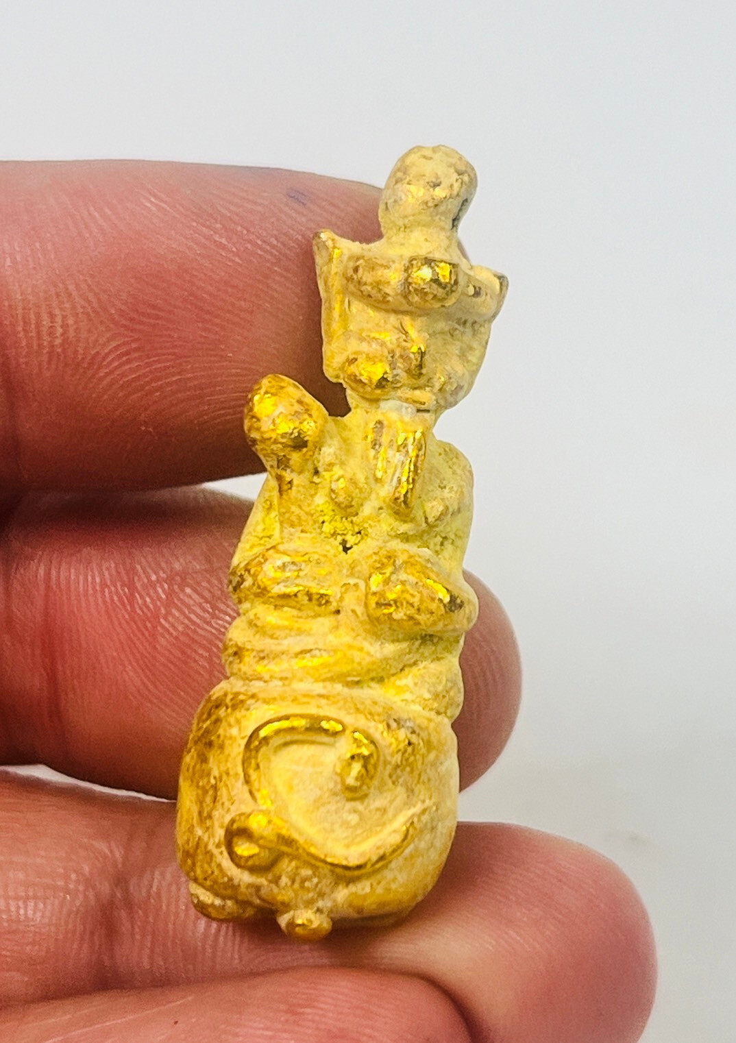 Laos Hermit Gold Leklai Buffalo Mountain Cave Love sex wealth attraction Amulet
