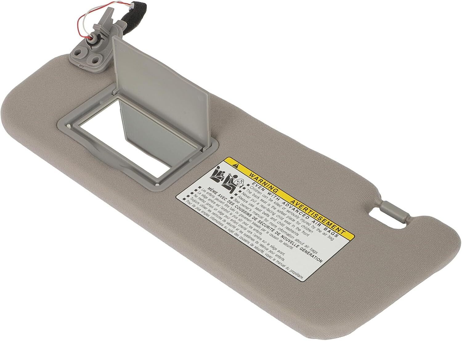 Gray Pair Sun Visor for Hyundai Sonata 2005 2006 2007 2008 2009 2010 Replaces# 8