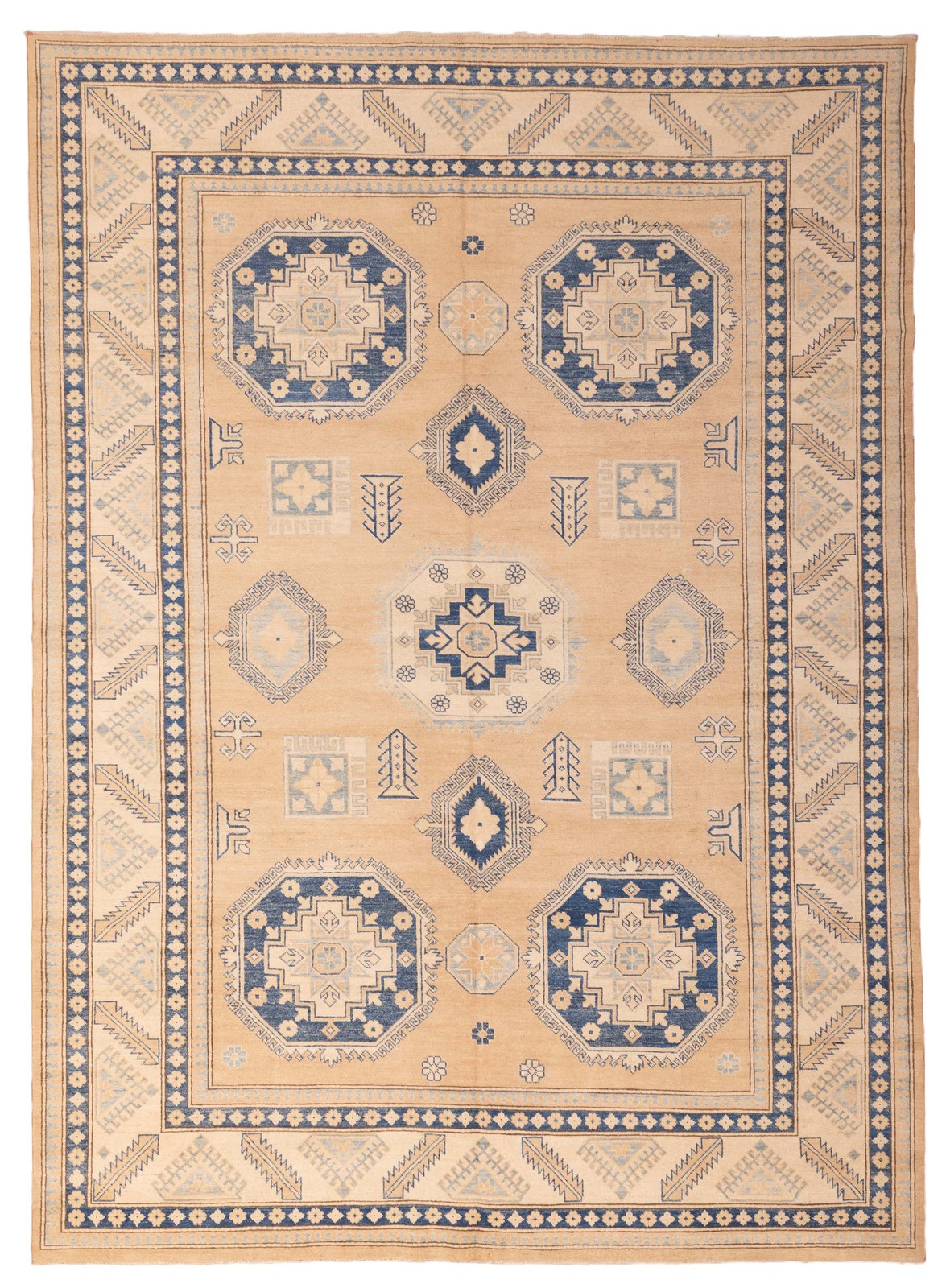 Traditional Vintage Hand-Knotted Area Rug 9’9″ x 13’1″ Oriental Wool Carpet