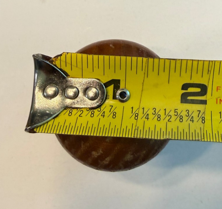 Vintage Set of 13-Nine 1.5 inch Oak Drawer Knobs, Four 5.5 inch center bail pull