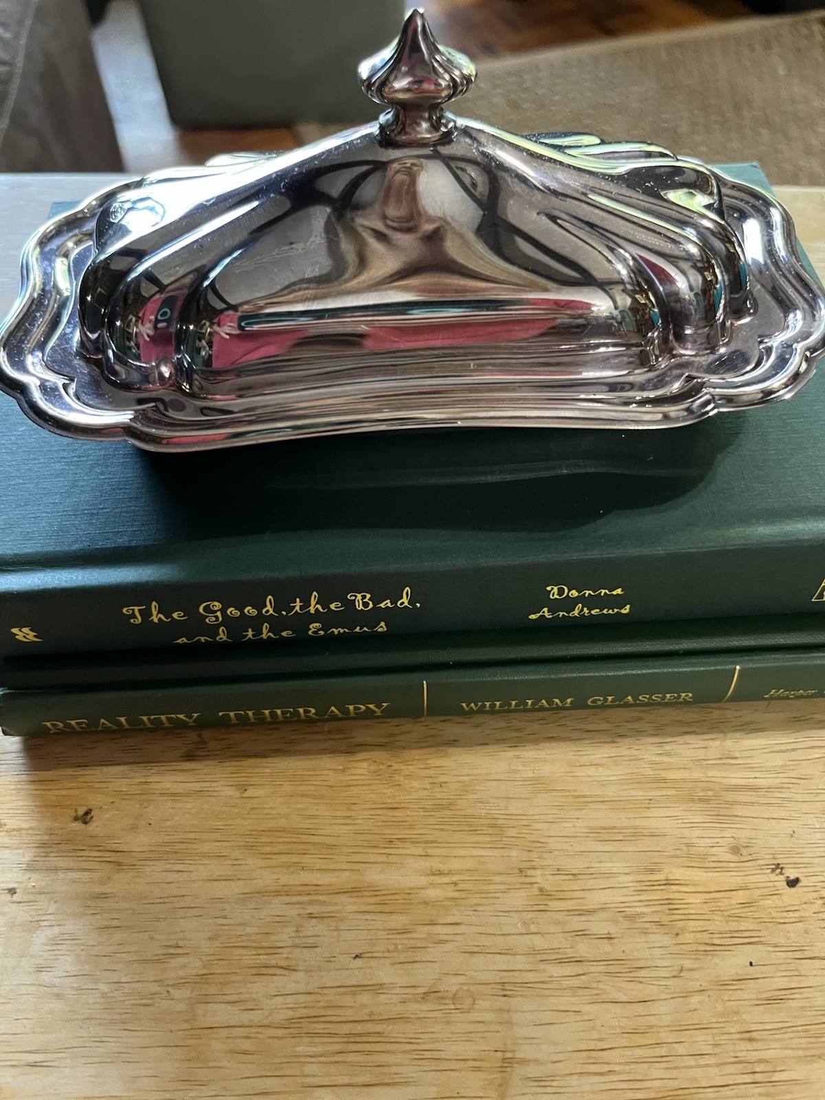 Gotham Heritage Silver plate Butter Dish In Original Box