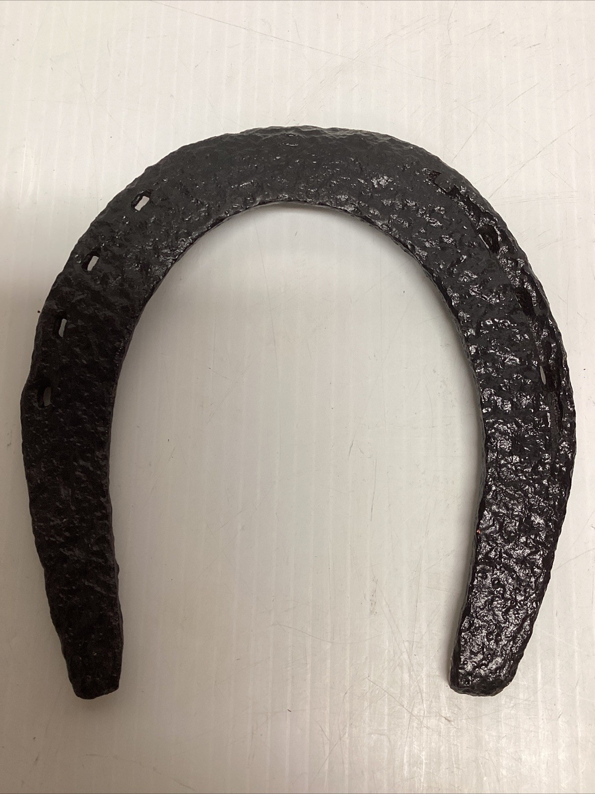 Antique Rustic Primitive Hand Forged Iron Horseshoe~Barn Find~Lucky~7”x 6-5/8″