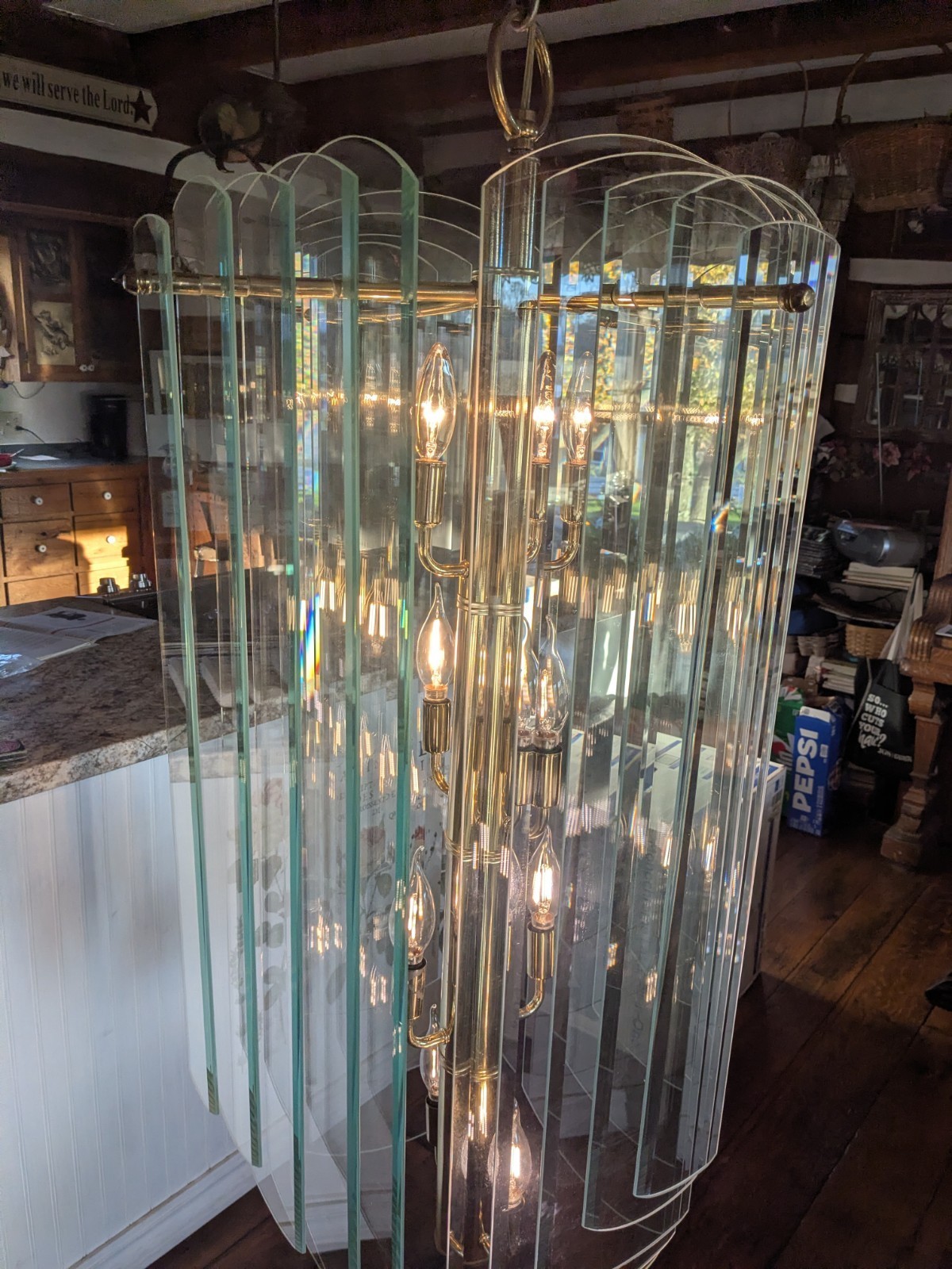 Rare Mid Century Hollywood Regency Ceiling Light Fixture Chandelier Modern lamp