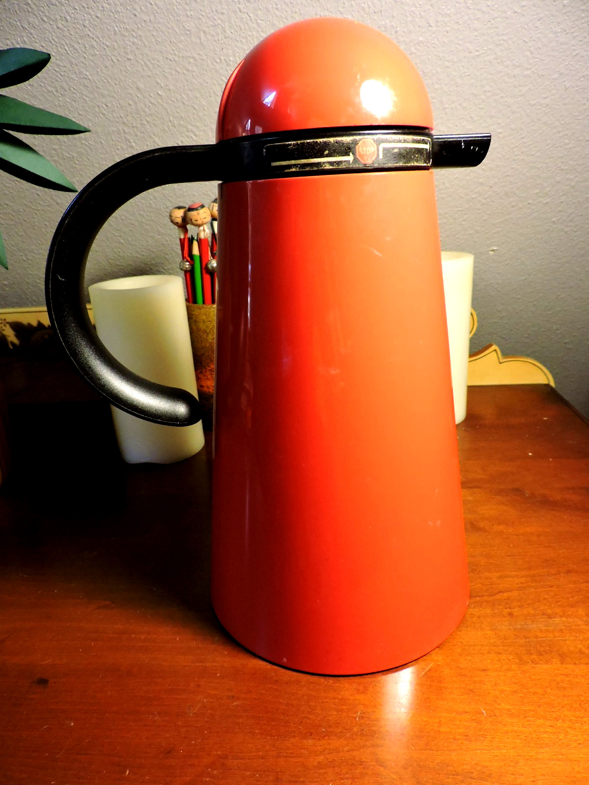 Hammarplast Sweden Thermos – Designer Karl Axel Anderson Morgan Ferm RED