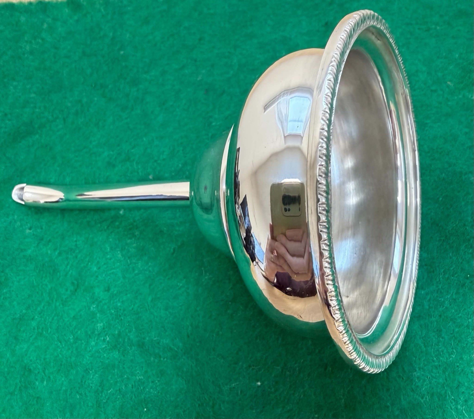 Antique Silver Plated Wine Funnel