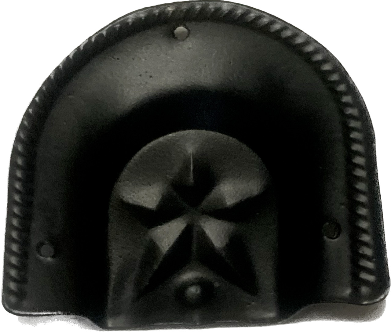 Trunk Handle Loop Star Design For Camel Back Steamer Black Finish Steel Pair