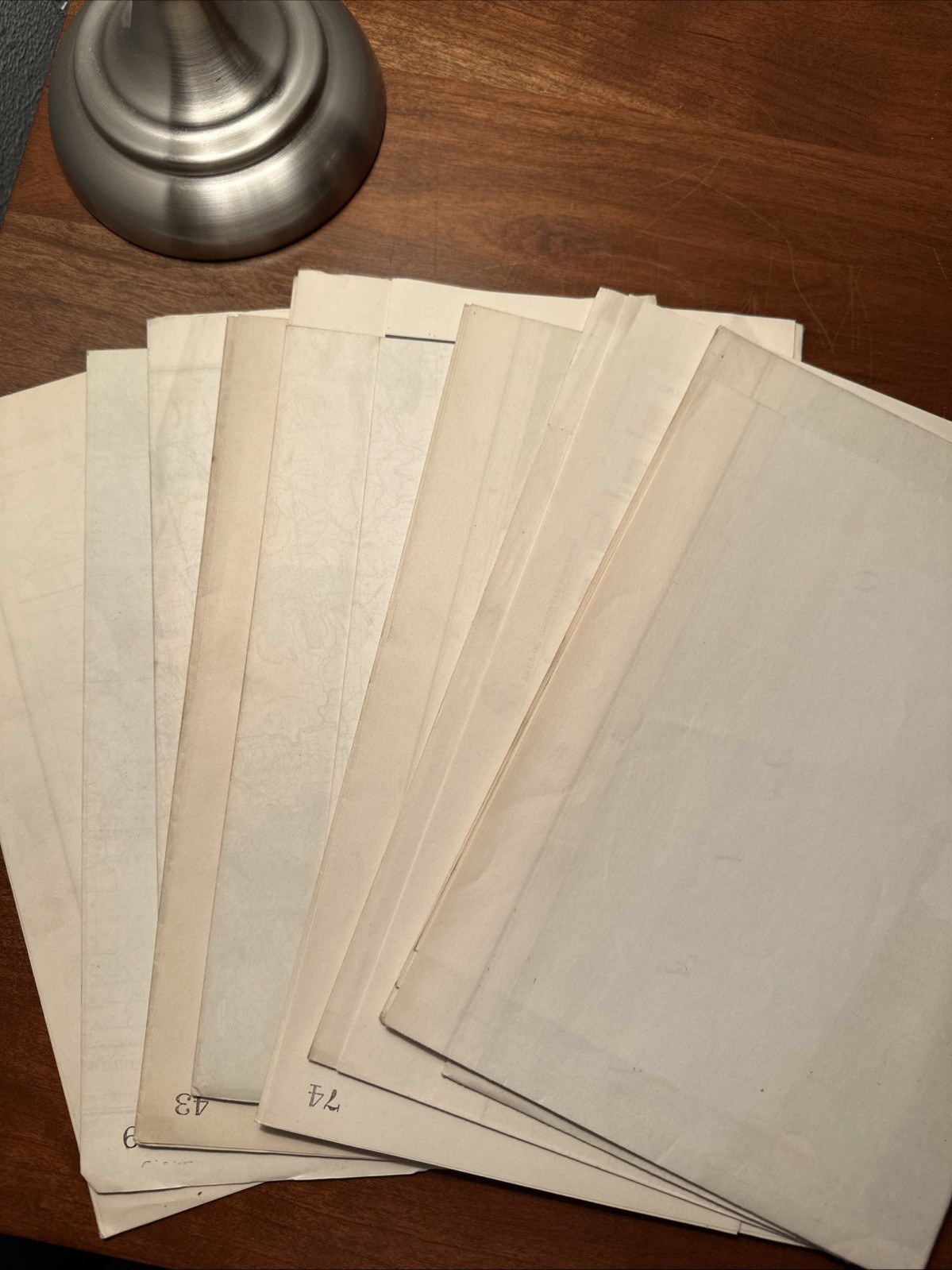 Lot of 8 USGS Geological Survey Maps – 19th Annual Report (1897–1898) – Antique