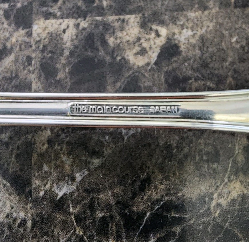 THE MAIN COURSE JAPAN MNF2 SHELL PATTERN SILVERPLATED TABLE SERVING SPOON 🥄