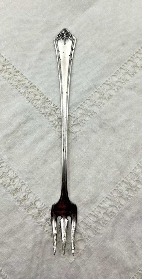 Antique Oneida Community Reliance Plate Andover Silver Plate Cocktail Fork