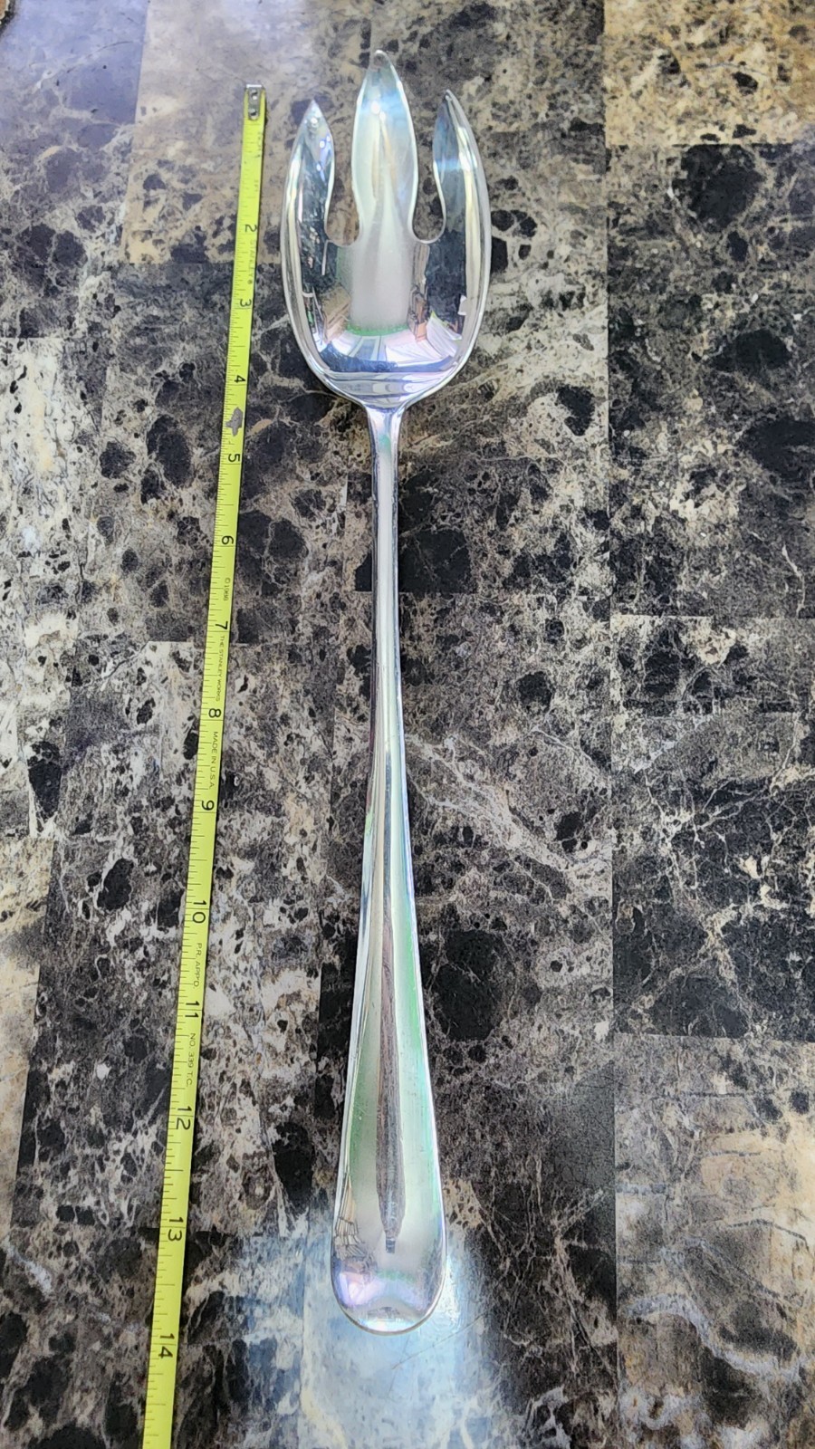 VINTAGE GEORGIAN PATTERN GARRITY SILVERPLATED SPORK/ FORK G 48 🥗🥘