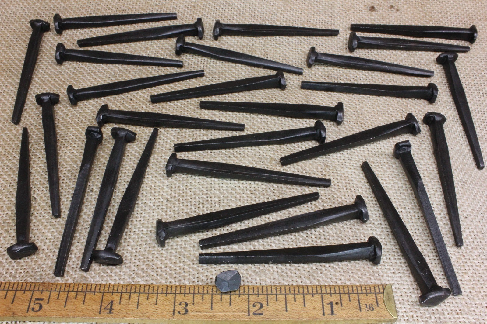 2 1/2″ Rosehead 30 nails antique square wrought iron Spikes Decorative 2.5″