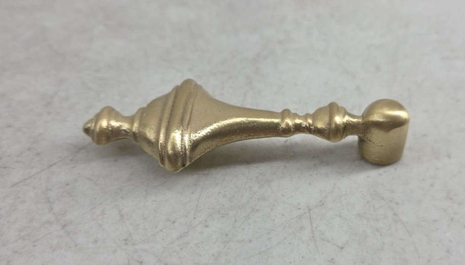Antique Solid Brass Door Knocker Part Finial Windsor Tip Gold A9852