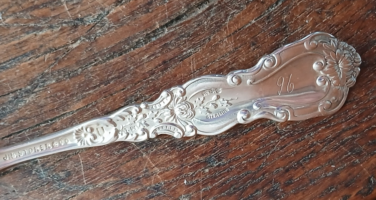 Antique Sterling GORHAM IMPERIAL CHRYSANTHEMUM 1894 Teaspoon FLORAL ORNATE