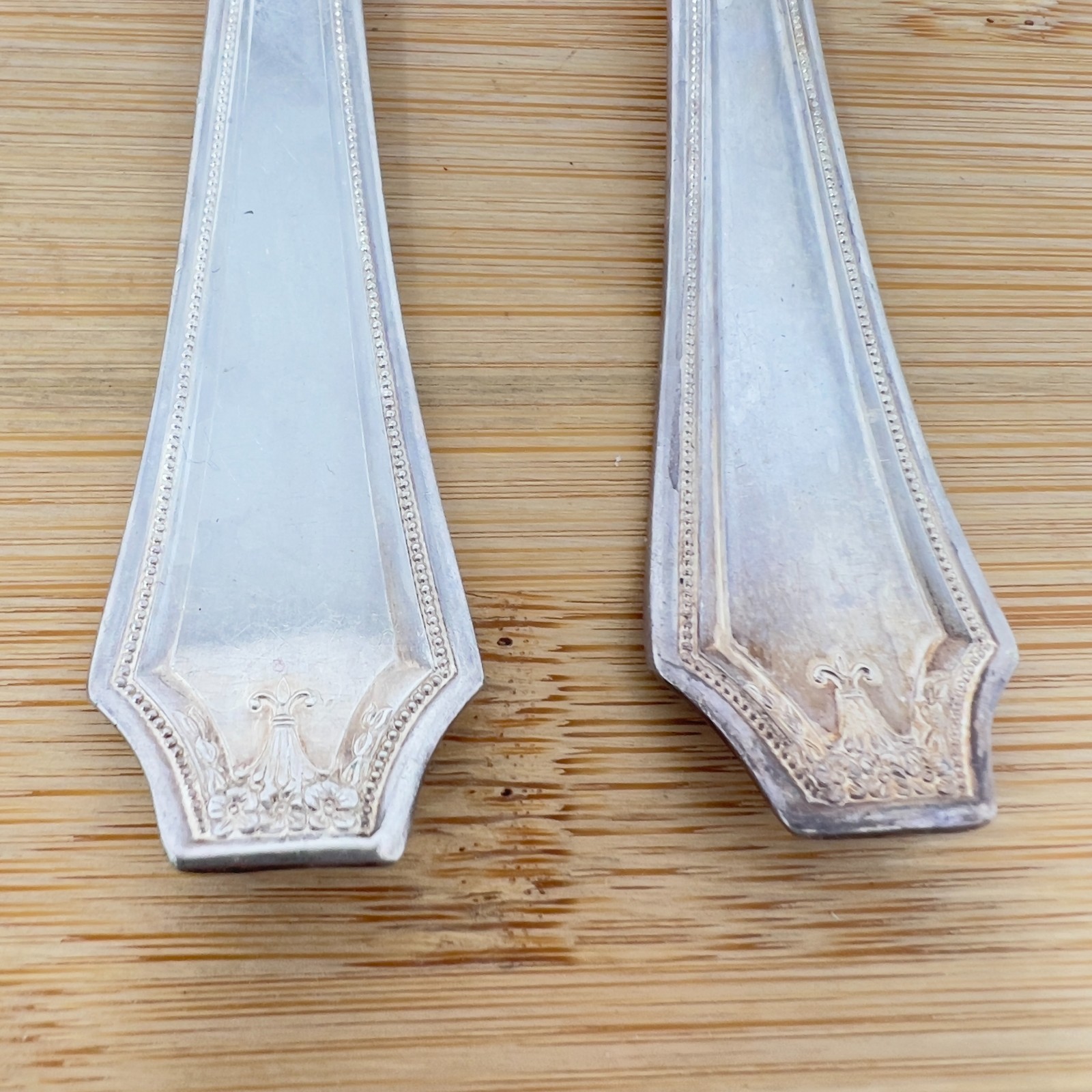 Penco Silver Plate PEV1 Dinner Forks Set Of 5