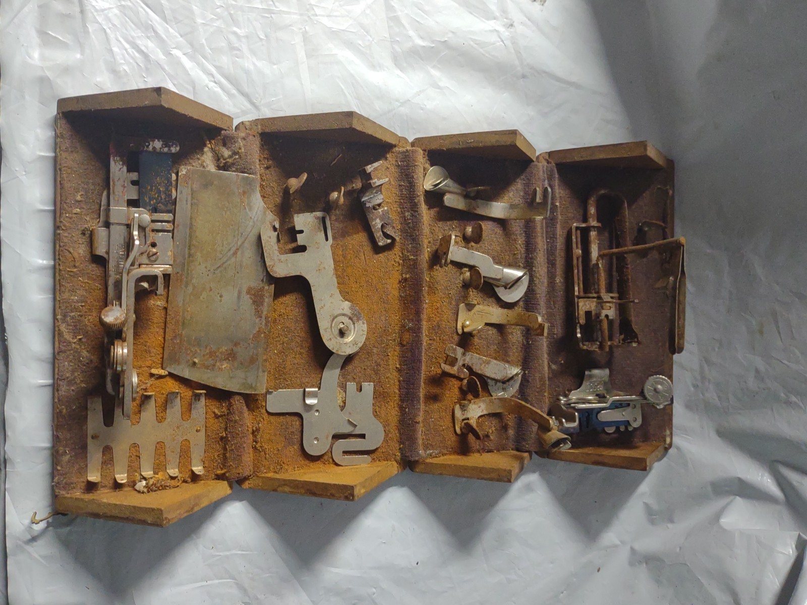 Singer Sewing Machine Puzzle Box w/ Attachments , Antique, 1889