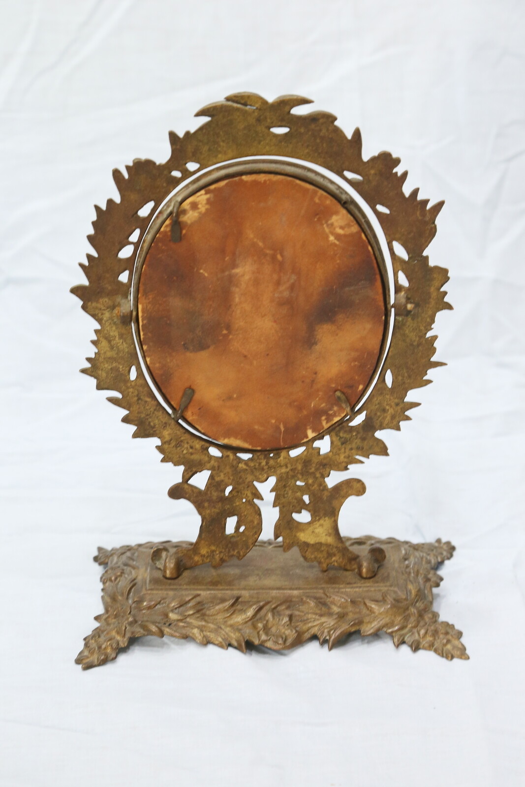 Mirror Dressing Table Bronze Brass Golden Liberty Mercury Ground
