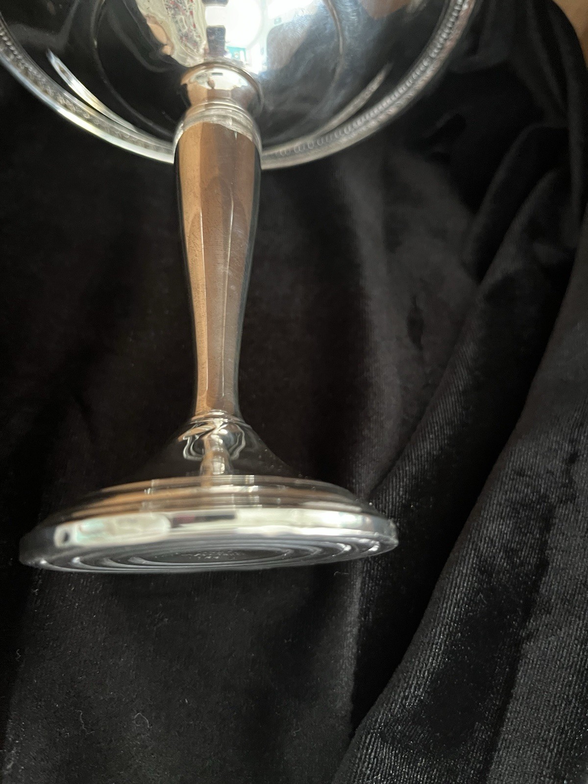 Frank M Whiting & Co Sterling Silver Weighted Compote Pedestal Candy Nut Dish