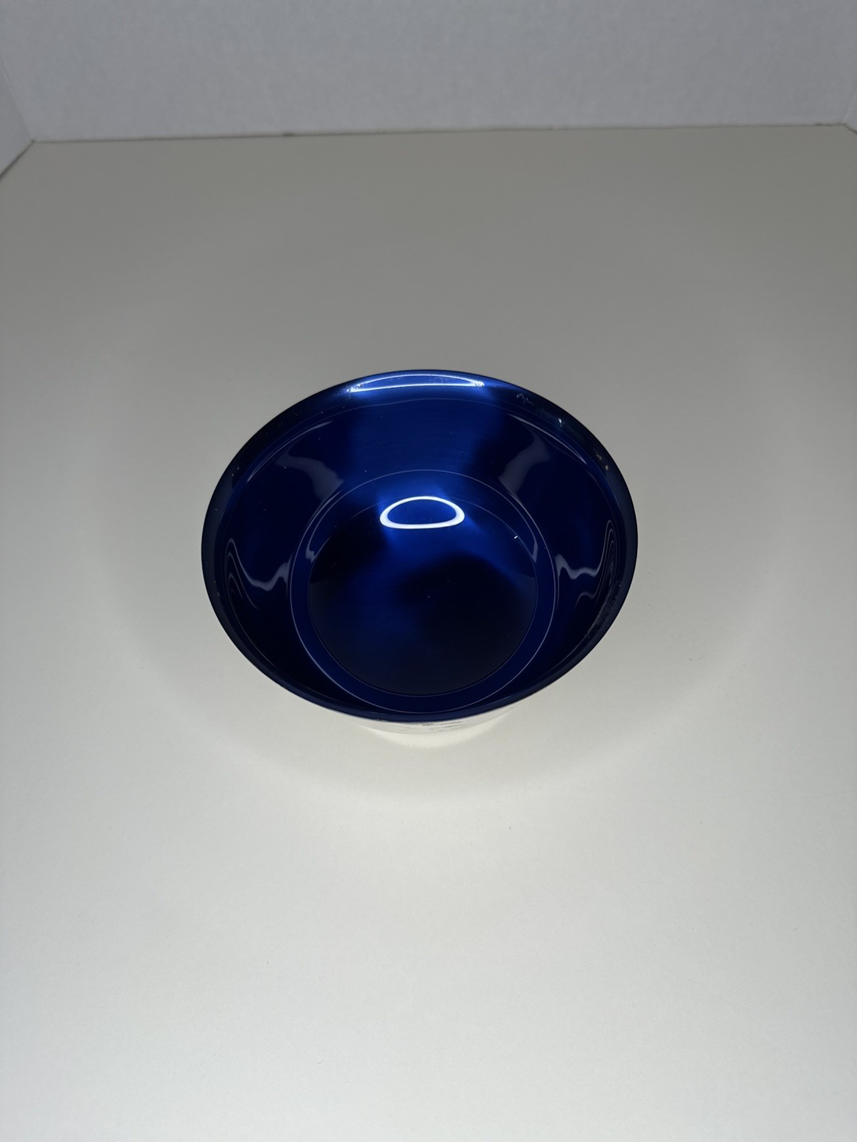 Wallace Blue Color Clad Silver plate Bowl 5”