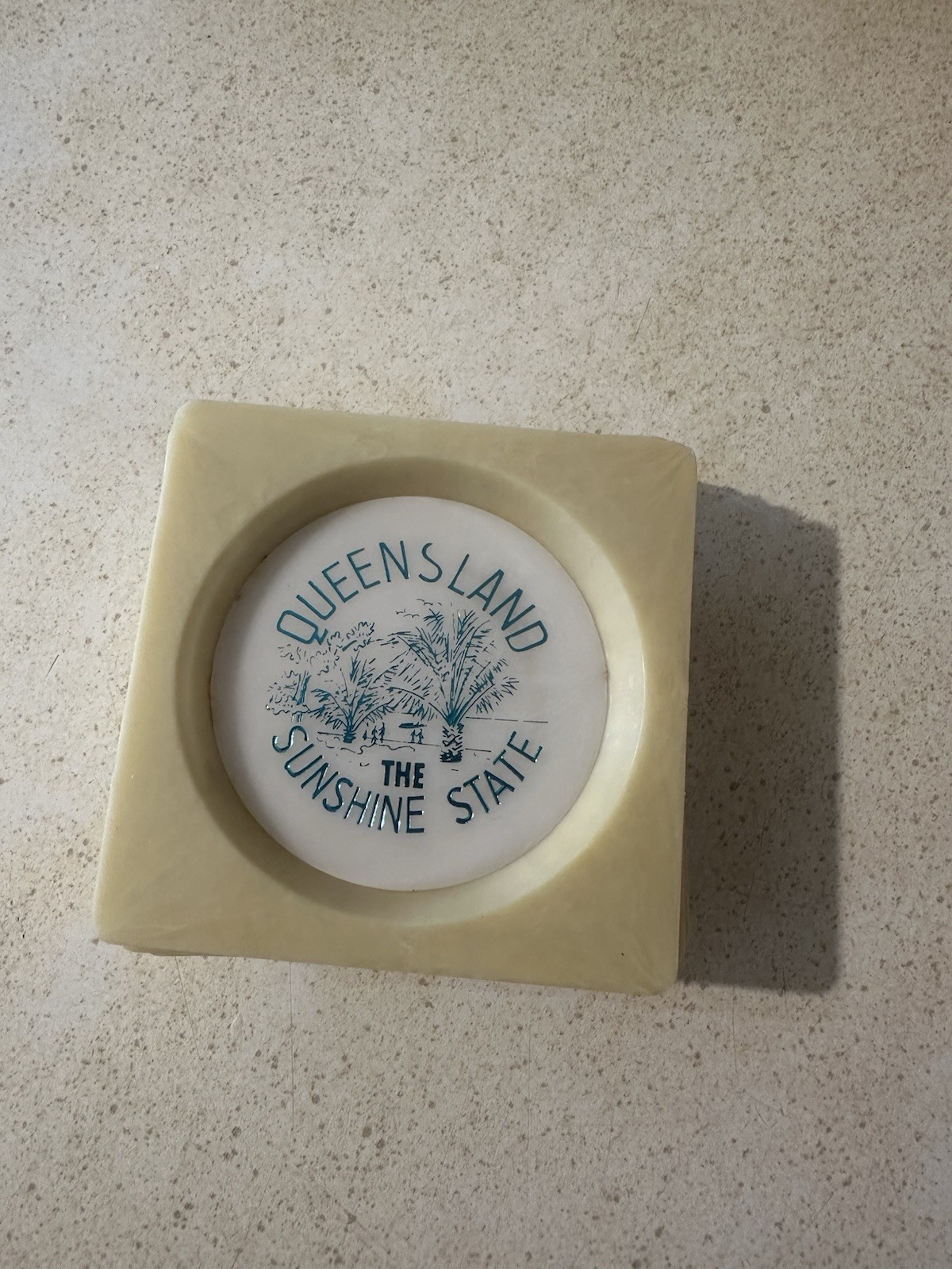 Vintage Souvenir Coaster Set – ” Queensland – The Sunshine State” 1960 – 1980