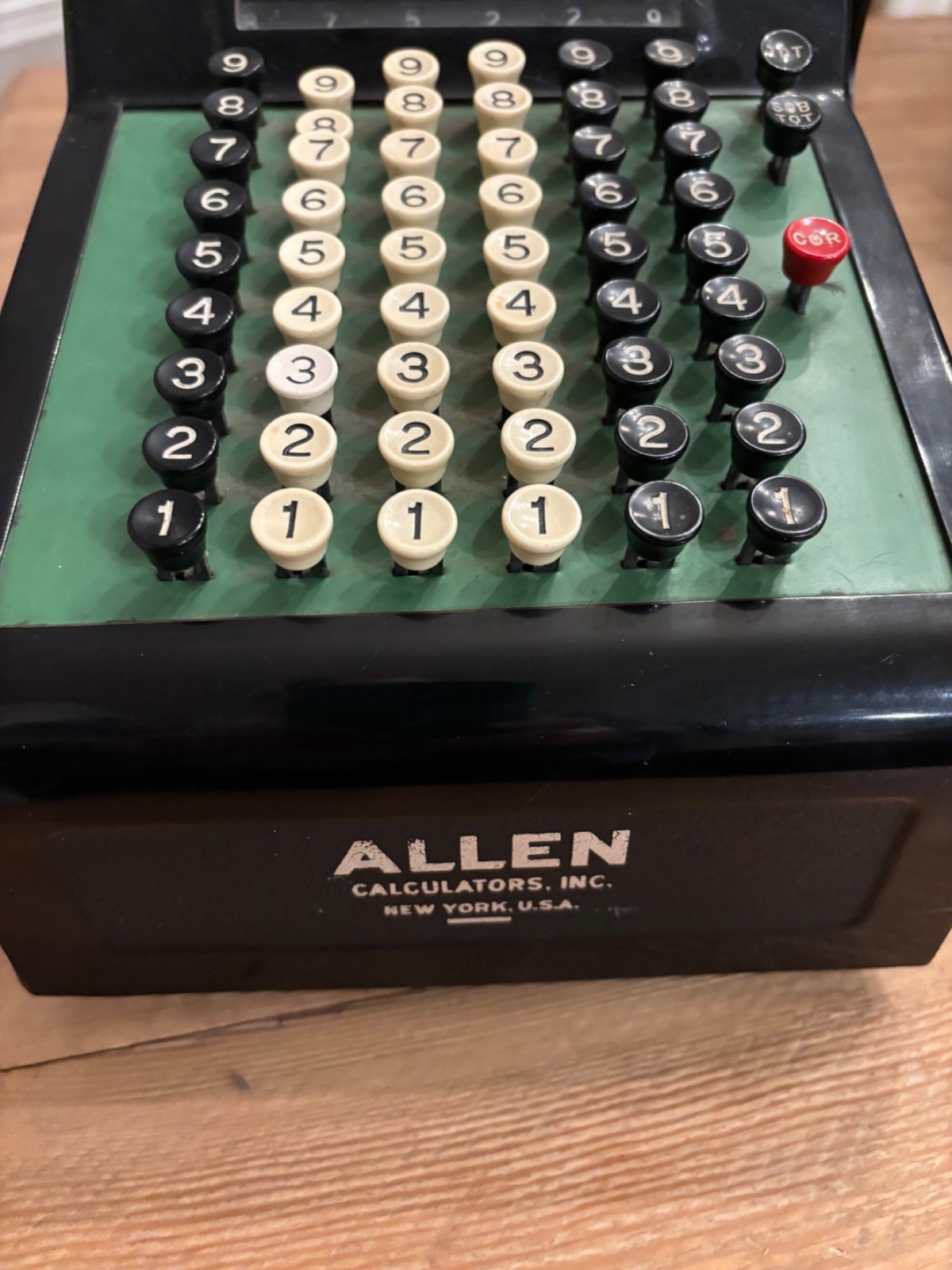 Vintage 1950’s RC Allen Calculators “66” Adding Machine
