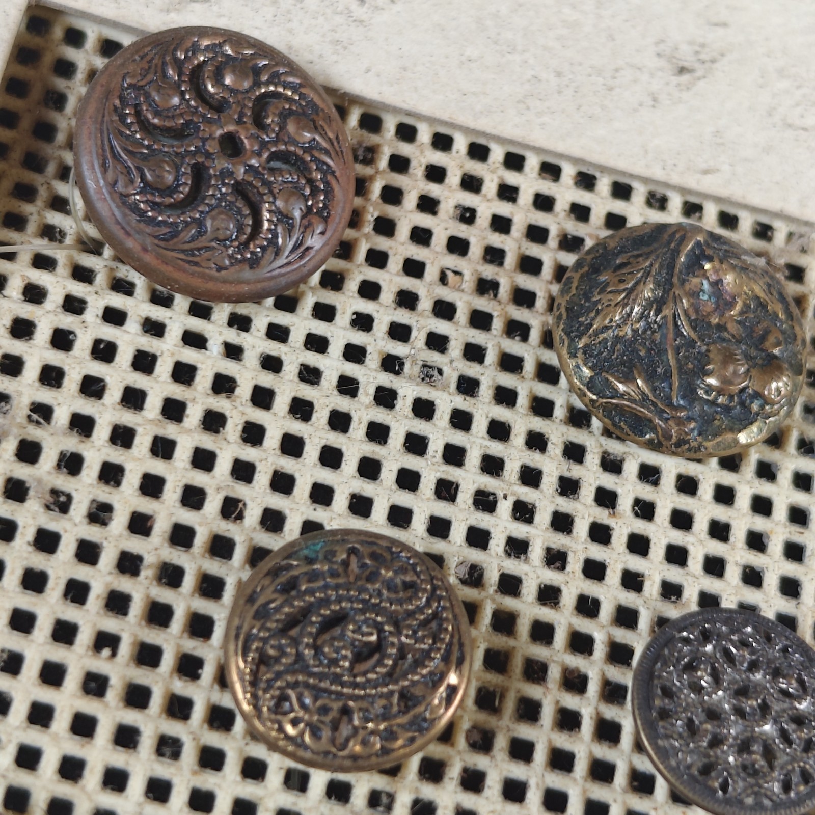 Collection Lot Antique And Vintage Buttons Victorian
