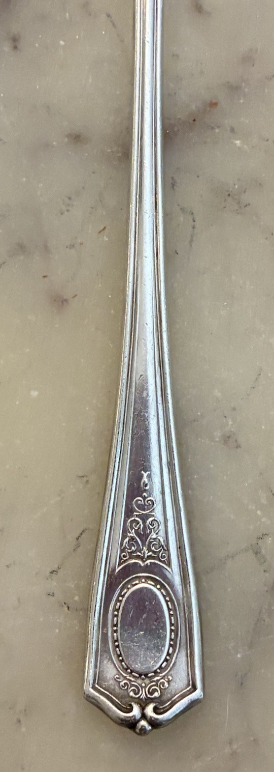 Community Silver “TRIPLE PLUS” Cocktail Seafood Olive Fork No Monogram