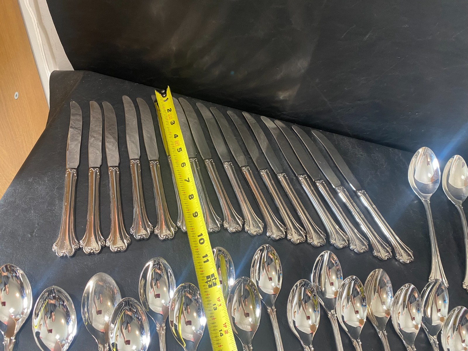 FB Rogers silverplate flatware 82 pieces American Chippendale fork spoon knife +
