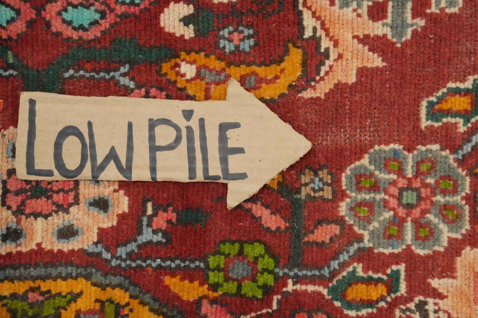 Handmade Floral Rust Wool 10 ft Runner Rug Vintage Traditional Carpet 4×10